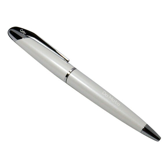 Caneta Colibri Equinox Twist Ballpoint White 