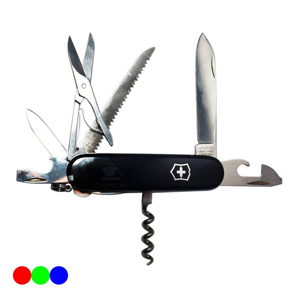 Canivete Vitorinox Huntsman de lado tabacaria da mata