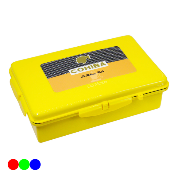 Case p/ Charutos Umidora Cohiba amarelo