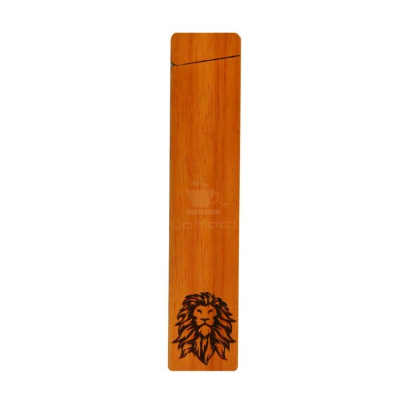 Case Hemp Wood Burning Lion