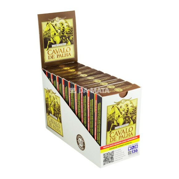 Caixa de Palheiro Cavalo de Palha C/ Piteira de lado tabacaria da mata