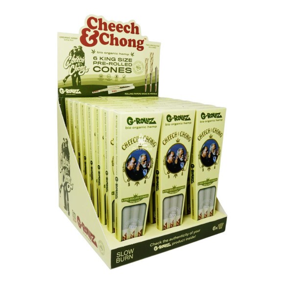 Caixa de Cone G-Rollz King Size Bio Organic Hemp