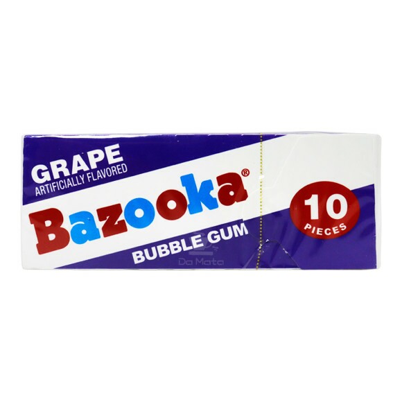 Chiclete importado Bazooka Grape