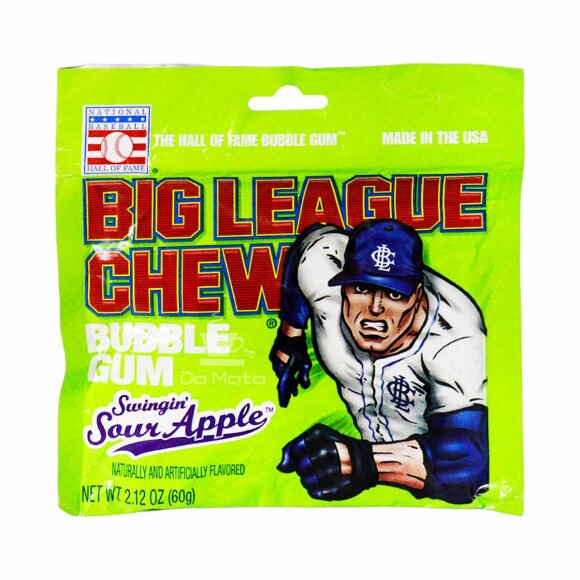 Chiclete Importado Big League Chew Sour Apple