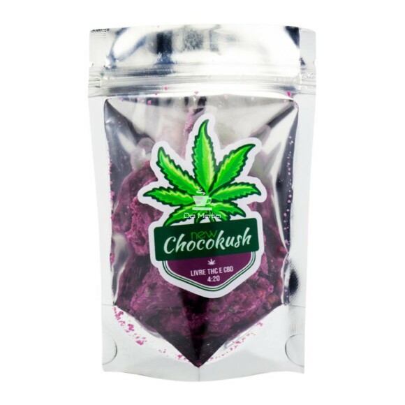 Chocolate ChocoKush Blueberry Kush 50g de frente