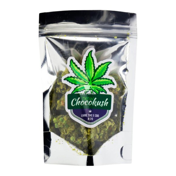 Chocolate ChocoKush Cookies Kush 50g de frente