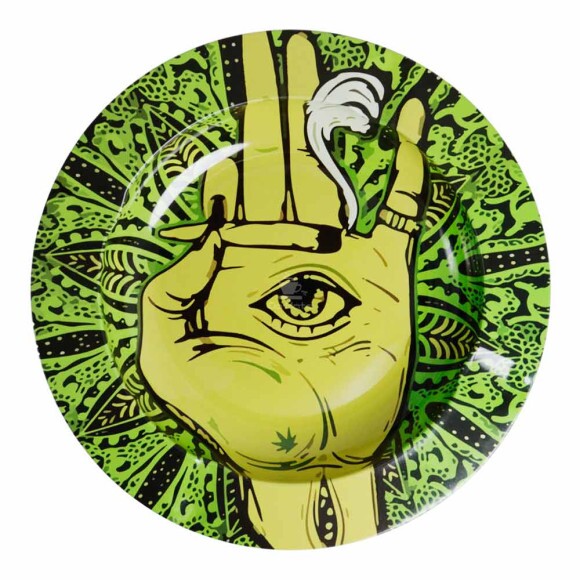 Cinzeiro de Metal Green Hands