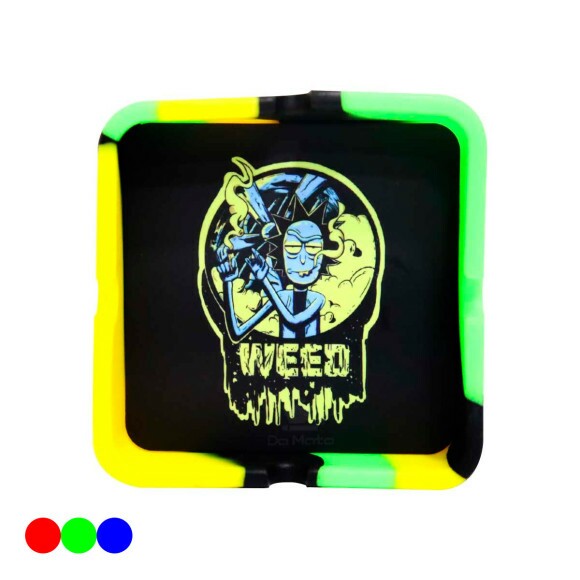 Cinzeiro de Silicone Rick and Morty Weed