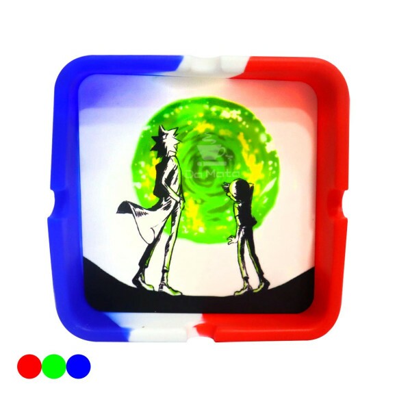 Cinzeiro de Silicone Rick and Morty Loking