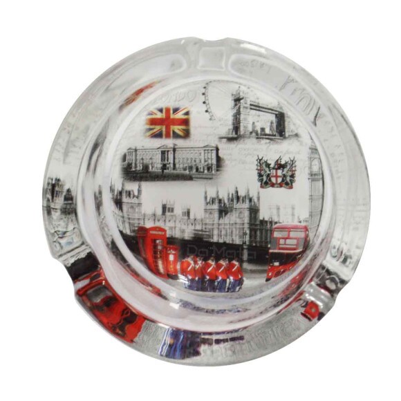 Cinzeiro de Vidro Redondo London Places