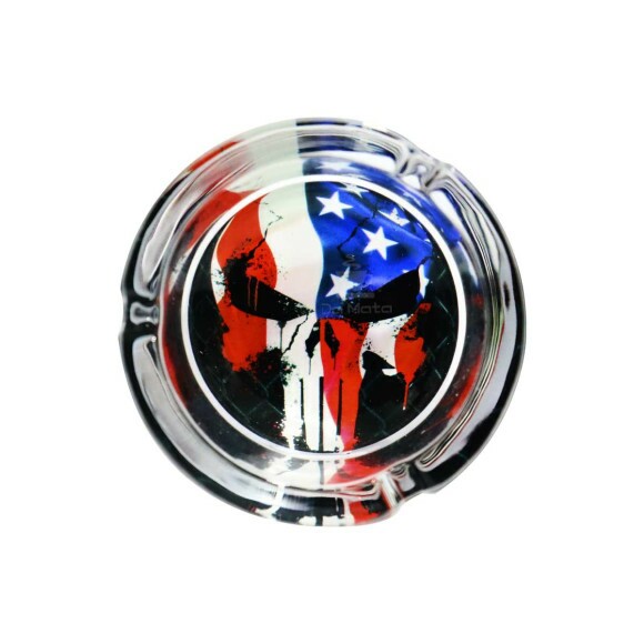 Cinzeiro de Vidro Redondo EUA