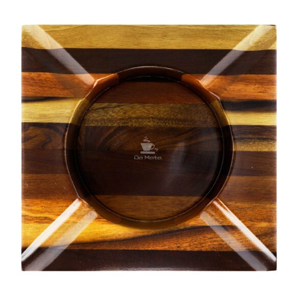 Cinzeiro de Madeira P/ Charutos Pequeno de frente