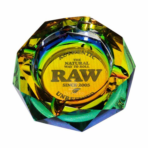 Cinzeiro de Vidro Raw Rainbow
