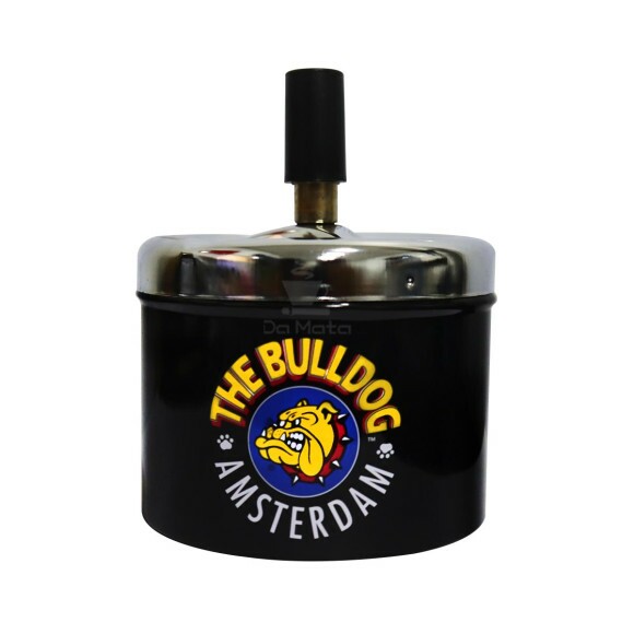 Cinzeiro de Metal com tampa giratória The Bulldog
