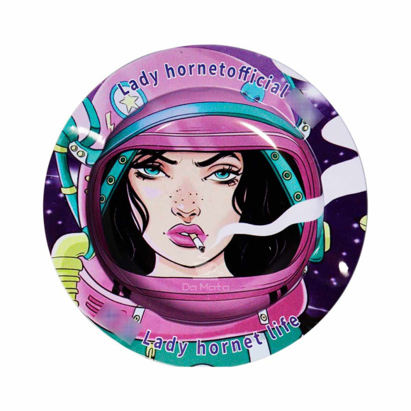 Cinzeiro de Metal Astronaut Lady
