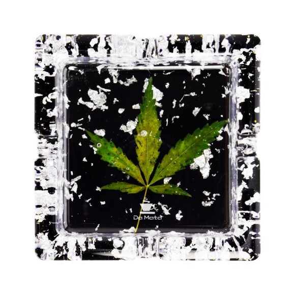 Cinzeiro de Resina Quadrado de frente