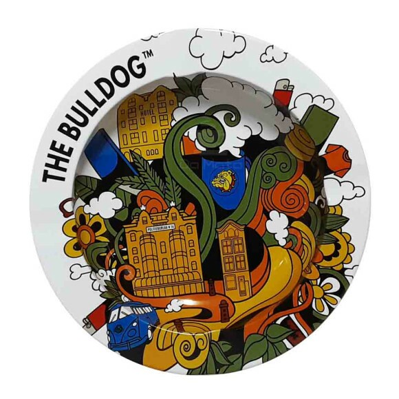 Cinzeiro de Metal The Bulldog Funky