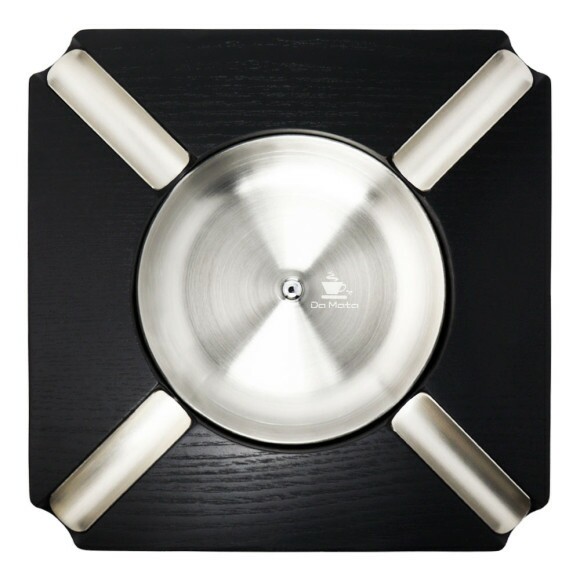 Cinzeiro de Madeira Premium Preto frente