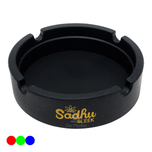 Cinzeiro de Silicone Sadhu Pequeno preto