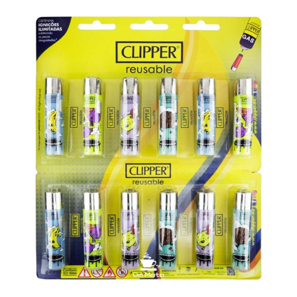 Cartela de Isqueiro Clipper Trampolining