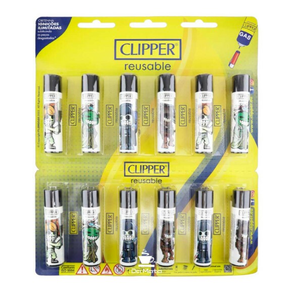 Cartela de Isqueiro Clipper Space Warriors