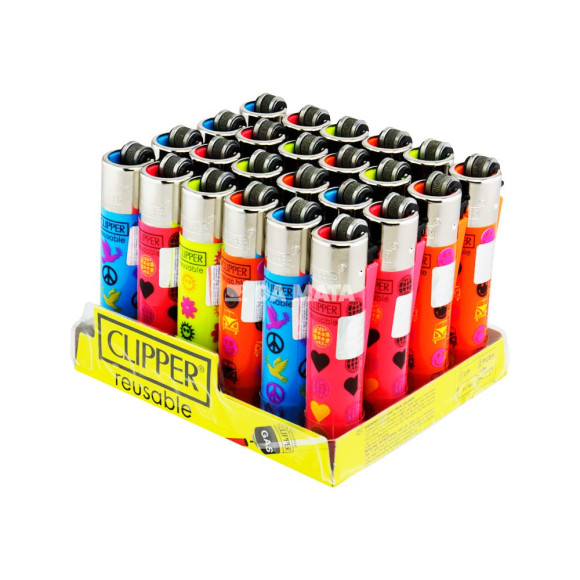 Caixa de Isqueiro Clippe Pop Pattern de lado tabacaria da mata