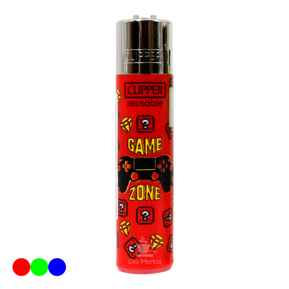 Isqueiro Clipper Insert Coin vermelho