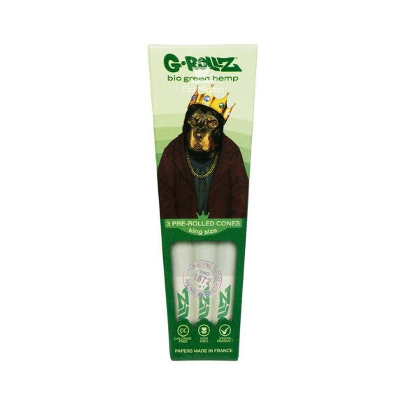 Cone G-Rollz Pets Rock King Size Bio Green Hemp