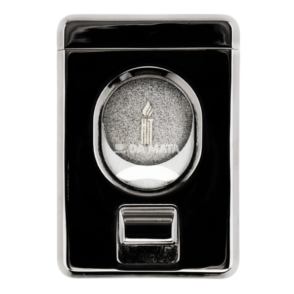 Cortador de Charuto Premium Hit Precision Cut Chrome de frente tabacaria da mata