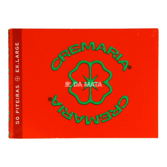 Piteira Cremaria Extra Large Vermelho Claro de frente tabacaria da mata