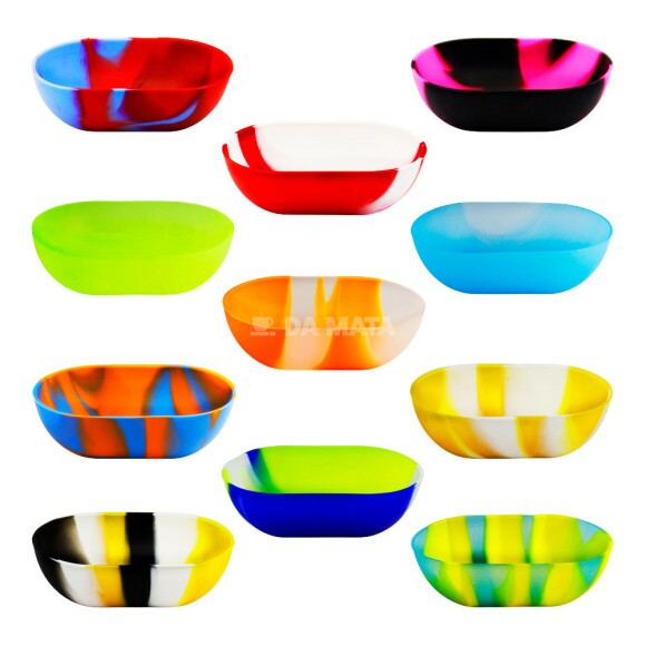 Pacote de Cuia Banheira Colorida C/10un tabacaria da mata 