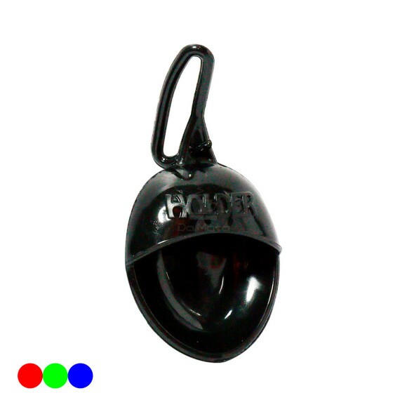 Cuia de Silicone Holder Chaveiro Preto
