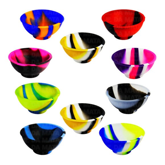 Pacote de Cuia de Silicone Colorido de frente tabacaria da mata