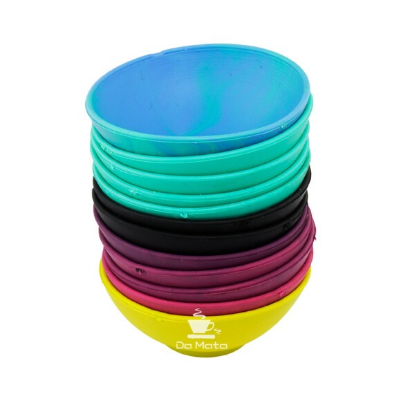 Pacote De Cuia Silicone Pequena de frente