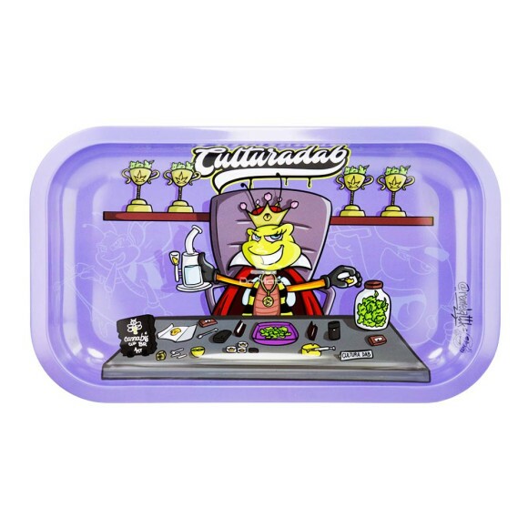 Bandeja de Metal Cultura Dab The Queen de frente