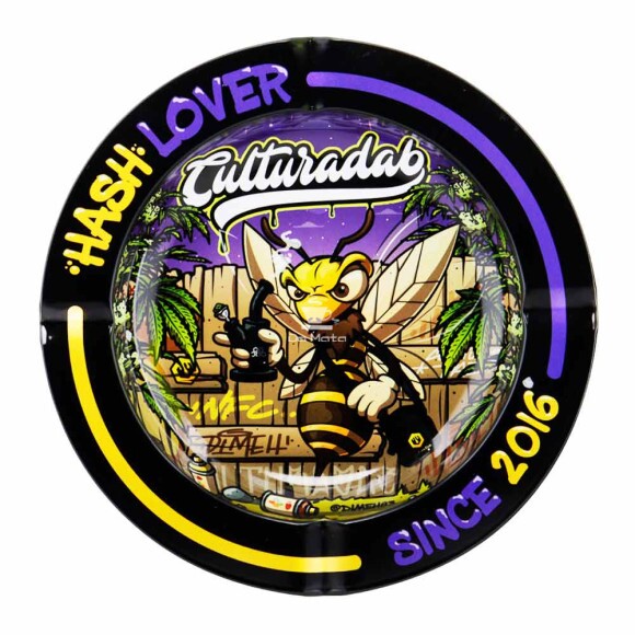 Cinzeiro de Metal Cultura Dab Street de frente