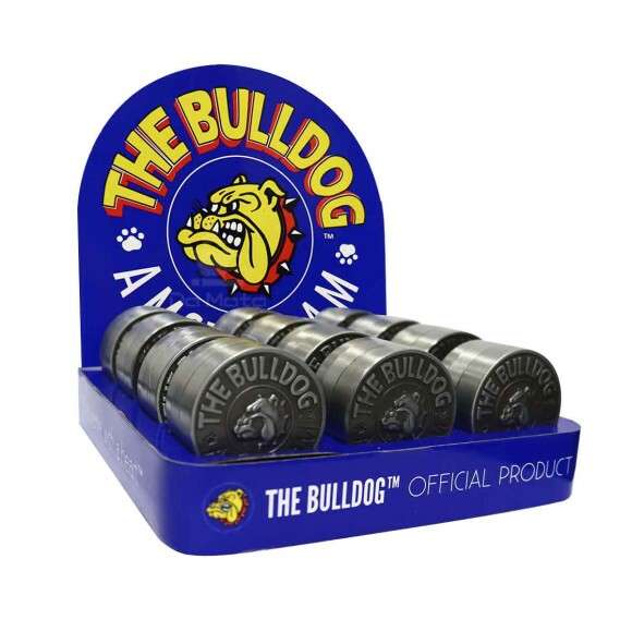 Caixa de Dichavador de Metal The Bulldog 3 Partes