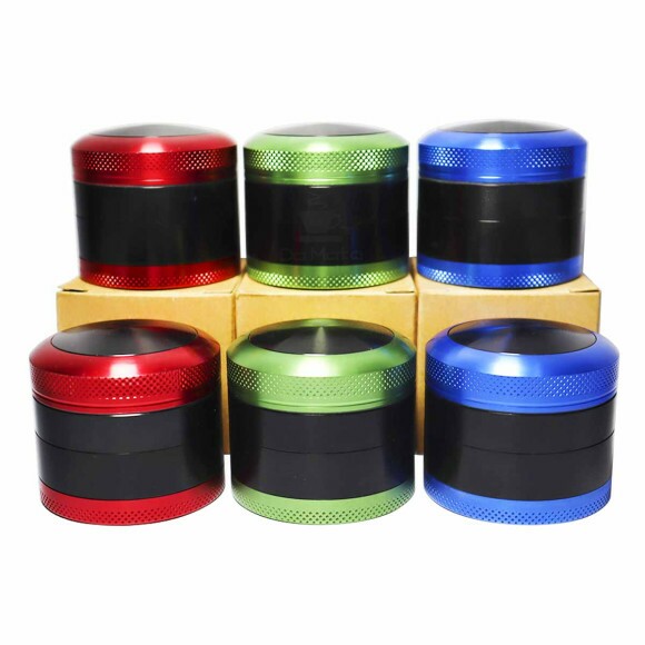 Caixa de Dichavador de Alumínio 4 Partes