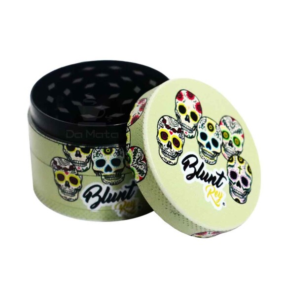 Dichavador de Metal 4 Partes Mexican Skulls