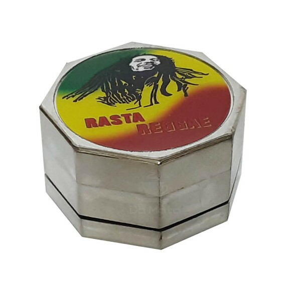 Dichavador de Metal Octagonal Rasta