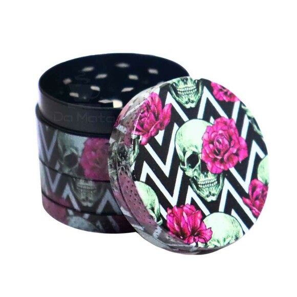 Dichavador de Metal 4 Partes Roses & Lines