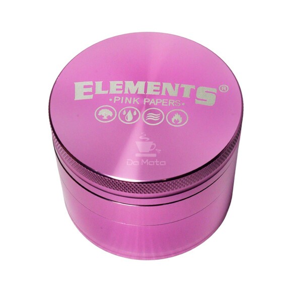 Dichavador de Metal 4 Partes Elements Pink 