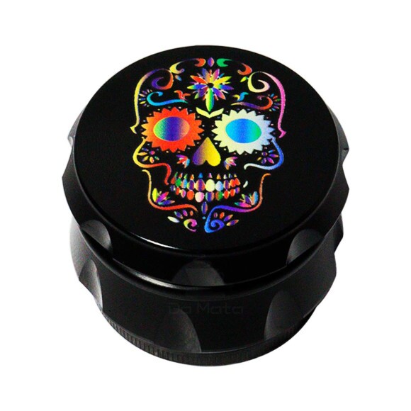 Dichavador de Metal 4 Partes Skull