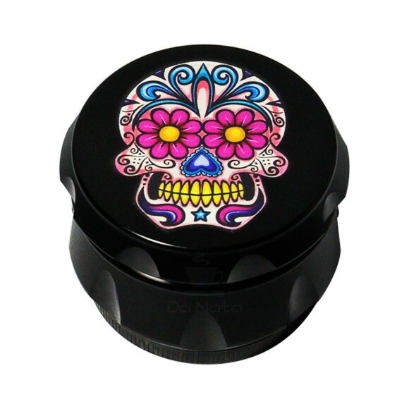 Dichavador de Metal 3 Partes Pink Skull