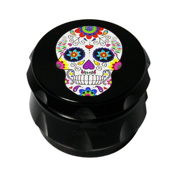 Dichavador de Metal 3 Partes Color Skull