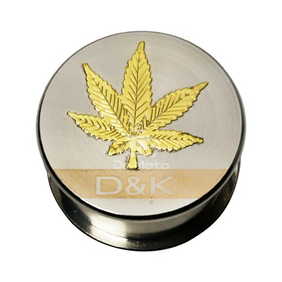Dichavador de Metal Pequeno 3 Partes D&K Gold