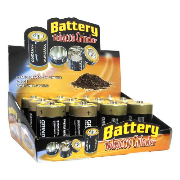 Caixa de Dichavador de Metal Pilha