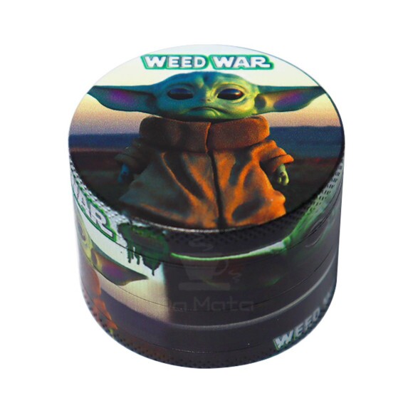 Dichavador de Metal Weed Star Looking