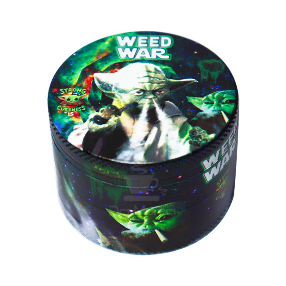 Dichavador de Metal Weed Star Smoke