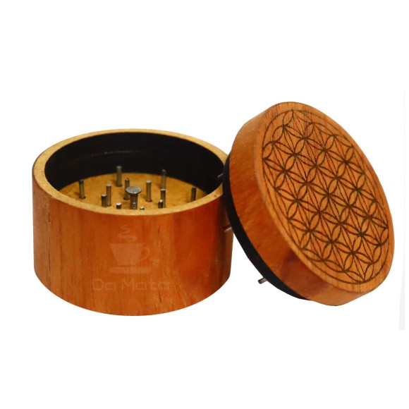 Dichavador Wood Burning Flor da Vida